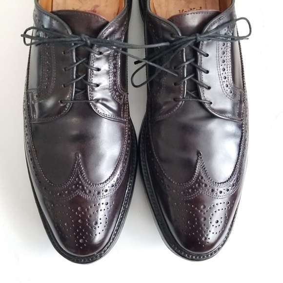 ALLEN EDMONDS MacNeil Wingtip Oxfords 9097 Burgundy Shell Cordovan Leather Shoes main image 6